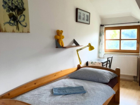 Skandinávský apartmán velký pokoj - samostatná postel